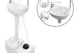 Muslim foot washing sink