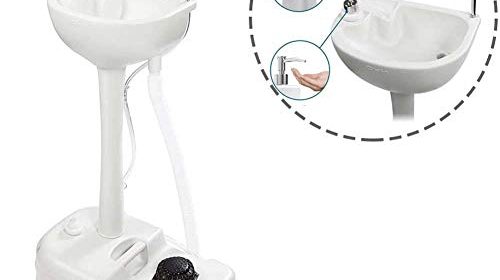 Muslim foot washing sink