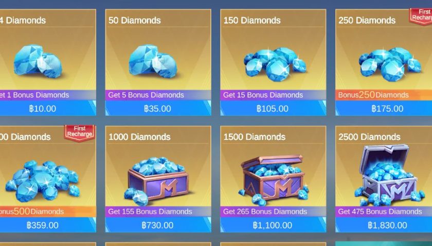 recharge mobile legends